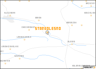 map of Stare Olesno