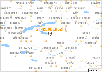 map of Stare Polaszki