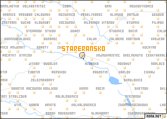 map of Staré Ransko