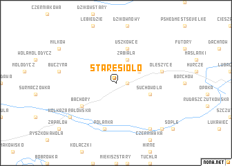 map of Stare Sioło