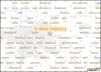 map of Staré Strašnice