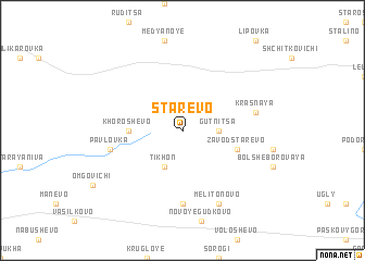 map of Starevo