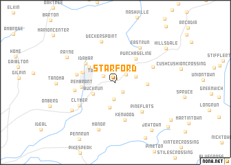 map of Starford