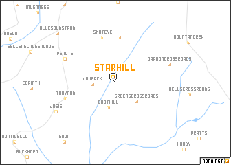 map of Star Hill