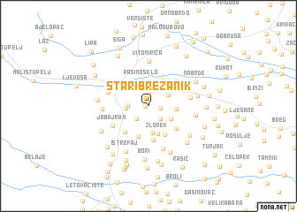 map of Stari Brežanik