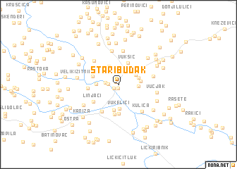 map of Stari Budak