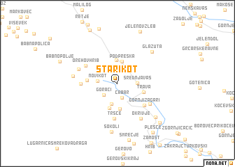 map of Stari Kot