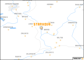 map of Starikova