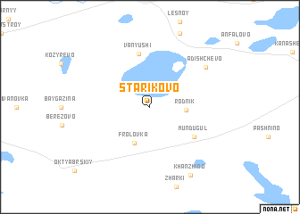 map of Starikovo