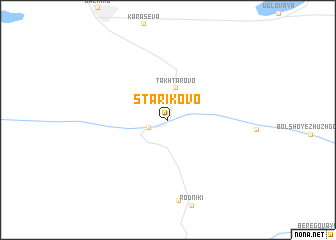 map of Starikovo