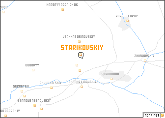 map of Starikovskiy