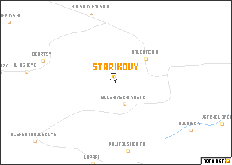 map of Starikovy