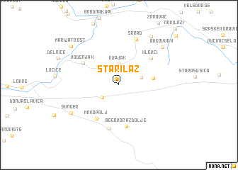 map of Stari Laz