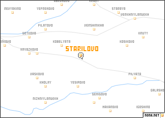 map of Starilovo