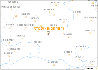 map of Stari Mikanovci