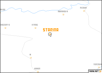 map of Starina