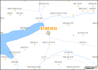 map of Starinki