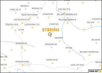 map of Starinki