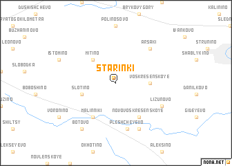 map of Starinki