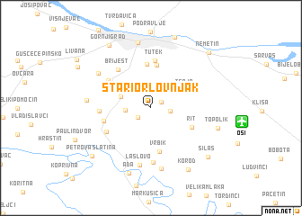 map of Stari Orlovnjak