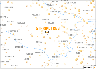 map of Stari Potreb