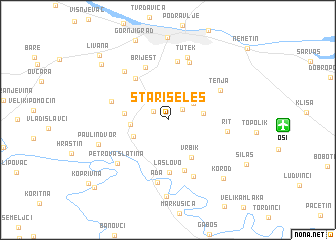 map of Stari Seleš