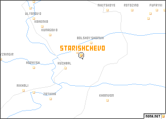 map of Starishchevo