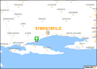 map of Stari Stafilić