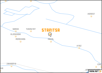 map of Staritsa