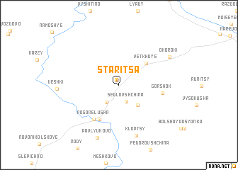 map of Staritsa