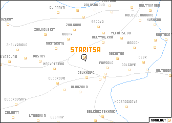 map of Staritsa