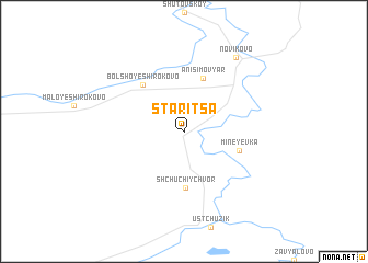 map of Staritsa