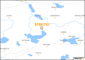 map of Staritsy