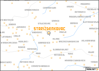 map of Stari Zdenkovac