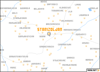 map of Stari Zoljan