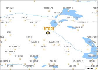 map of Stari