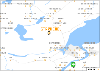 map of Stärkebo