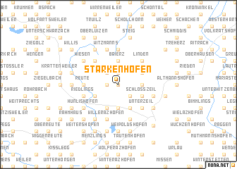 map of Starkenhofen