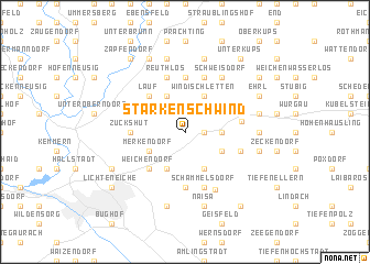 map of Starkenschwind