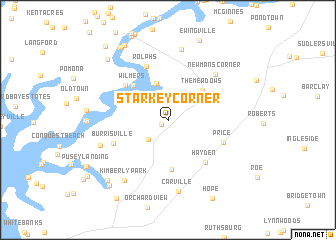 map of Starkey Corner