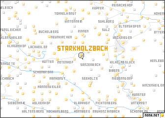 map of Starkholzbach