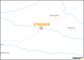 map of Starkova