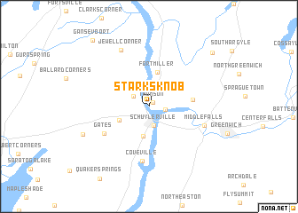 map of Starks Knob