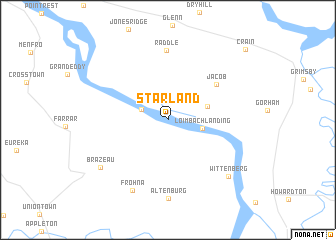 map of Starland