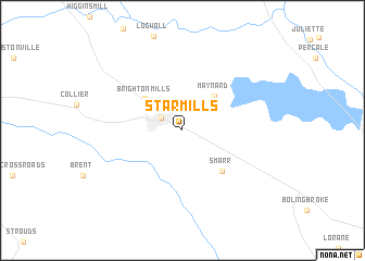 map of Star Mills