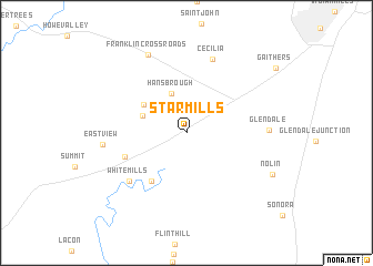 map of Star Mills