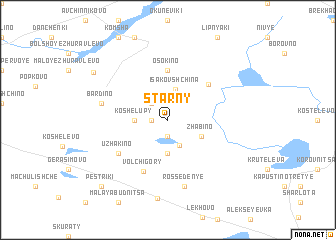 map of Starny