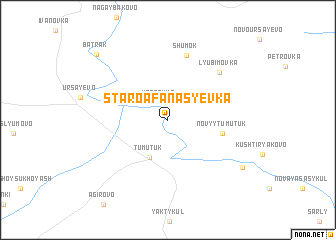 map of Staroafanas\