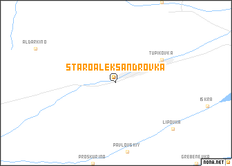 map of Staroaleksandrovka