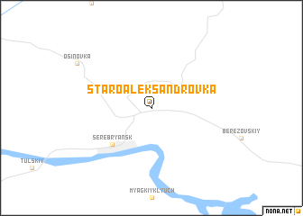 map of Staroaleksandrovka